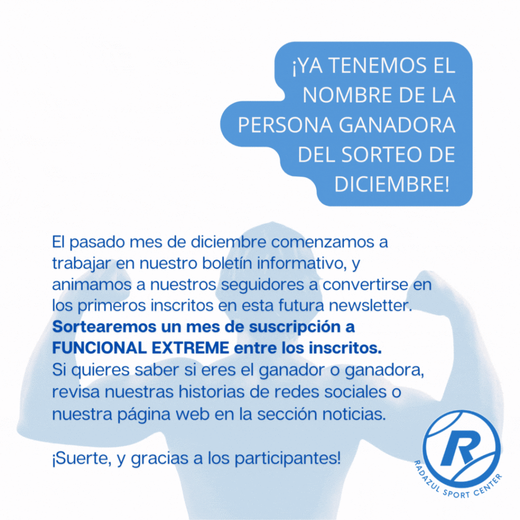 Ganadora sorteo diciembre