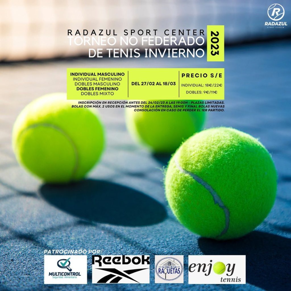 cartel torneo tenis